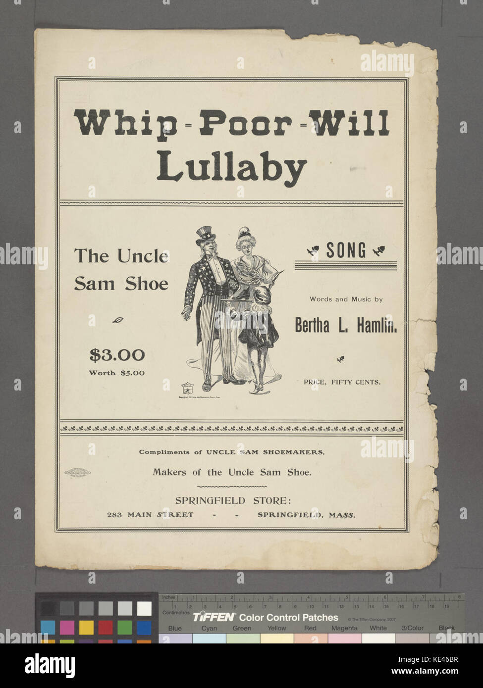 Peitsche armen Lullaby (NYPL Hades 609488 1256686) Stockfoto