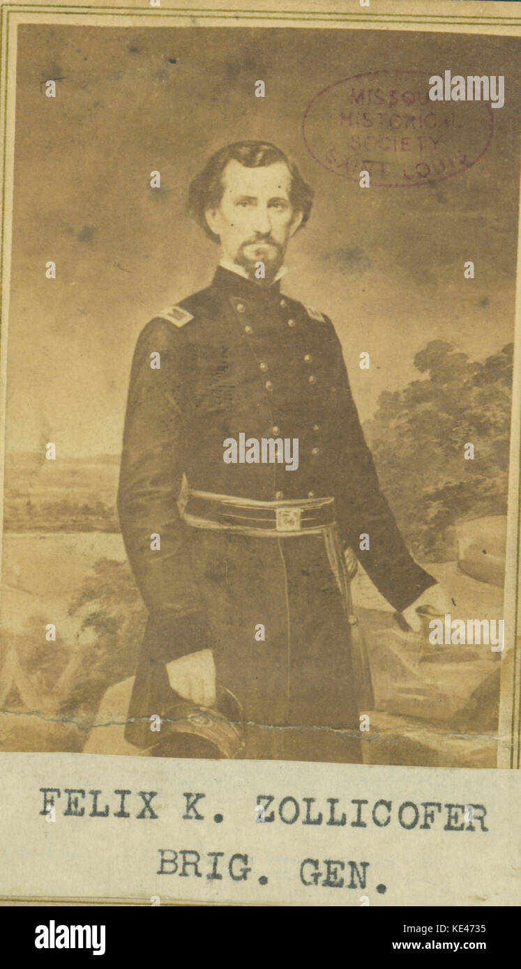 William H. Woodson, Oberstleutnant, Missouri State Guard (Verbündete) Stockfoto