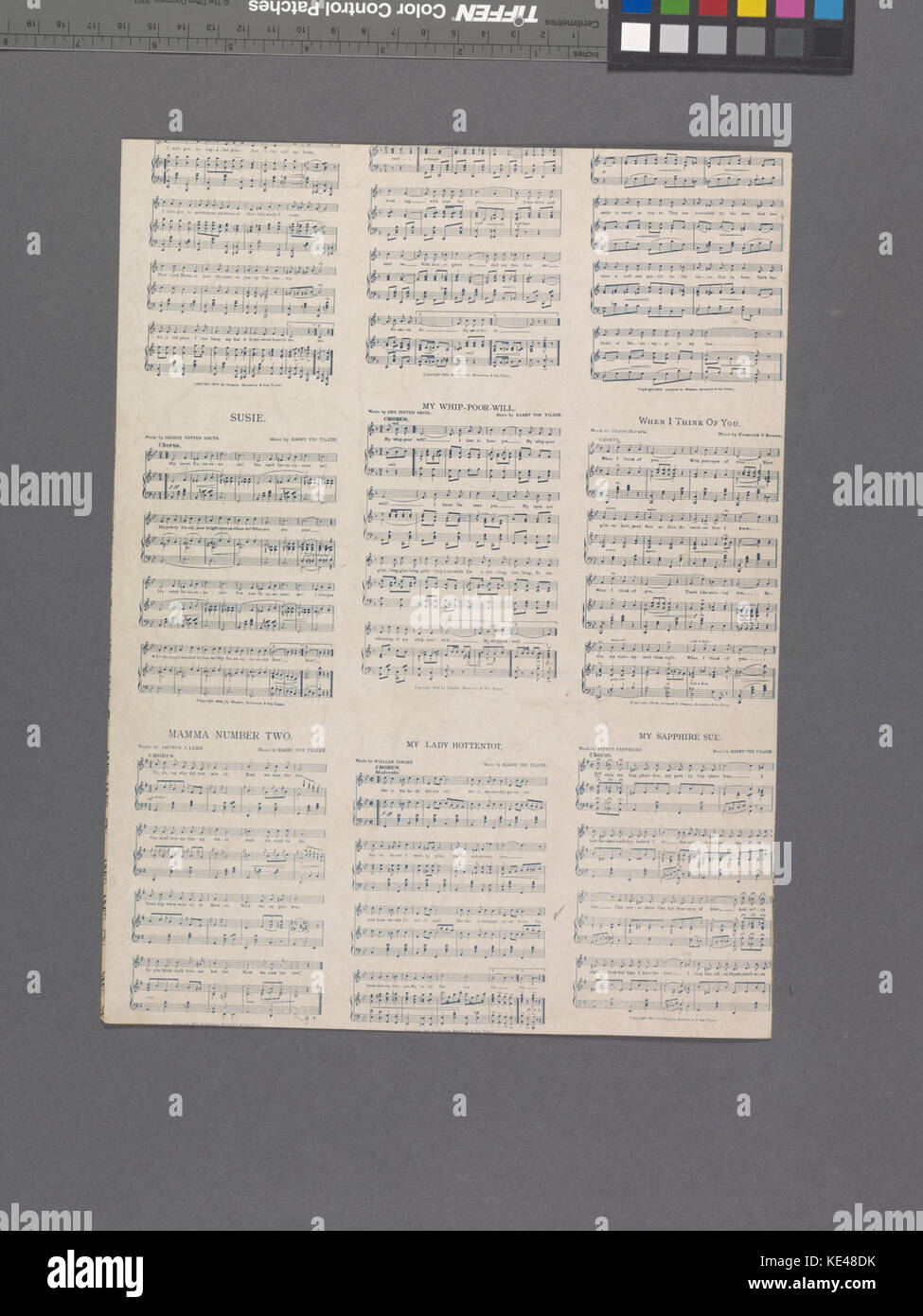 Wenn die Ernte Tage sind vorbei. (Jessie liebe) (NYPL Hades 608941 1948553) Stockfoto