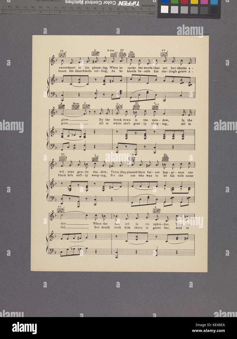 Wenn die Ernte Tage sind vorbei. (Jessie liebe) (NYPL Hades 667753 1948846) Stockfoto