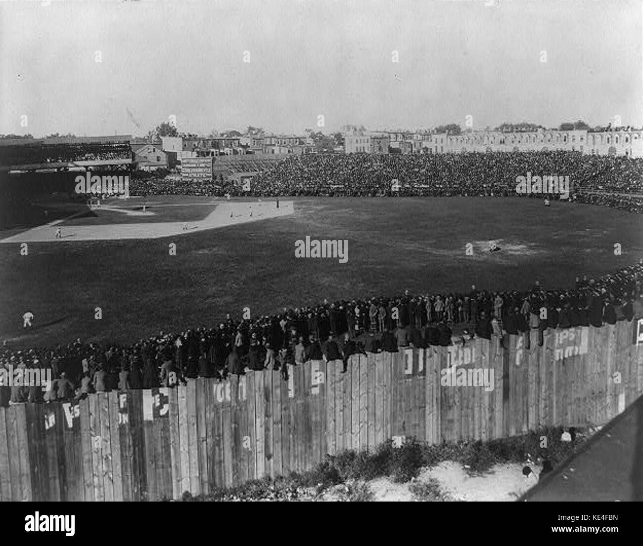 Boston gegen Baltimore 1897 Stockfoto