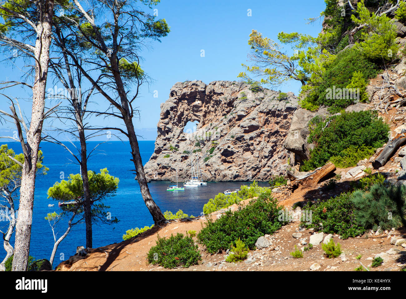 Sa Foradada im Nordwesten von Mallorca, Spanien Stockfoto