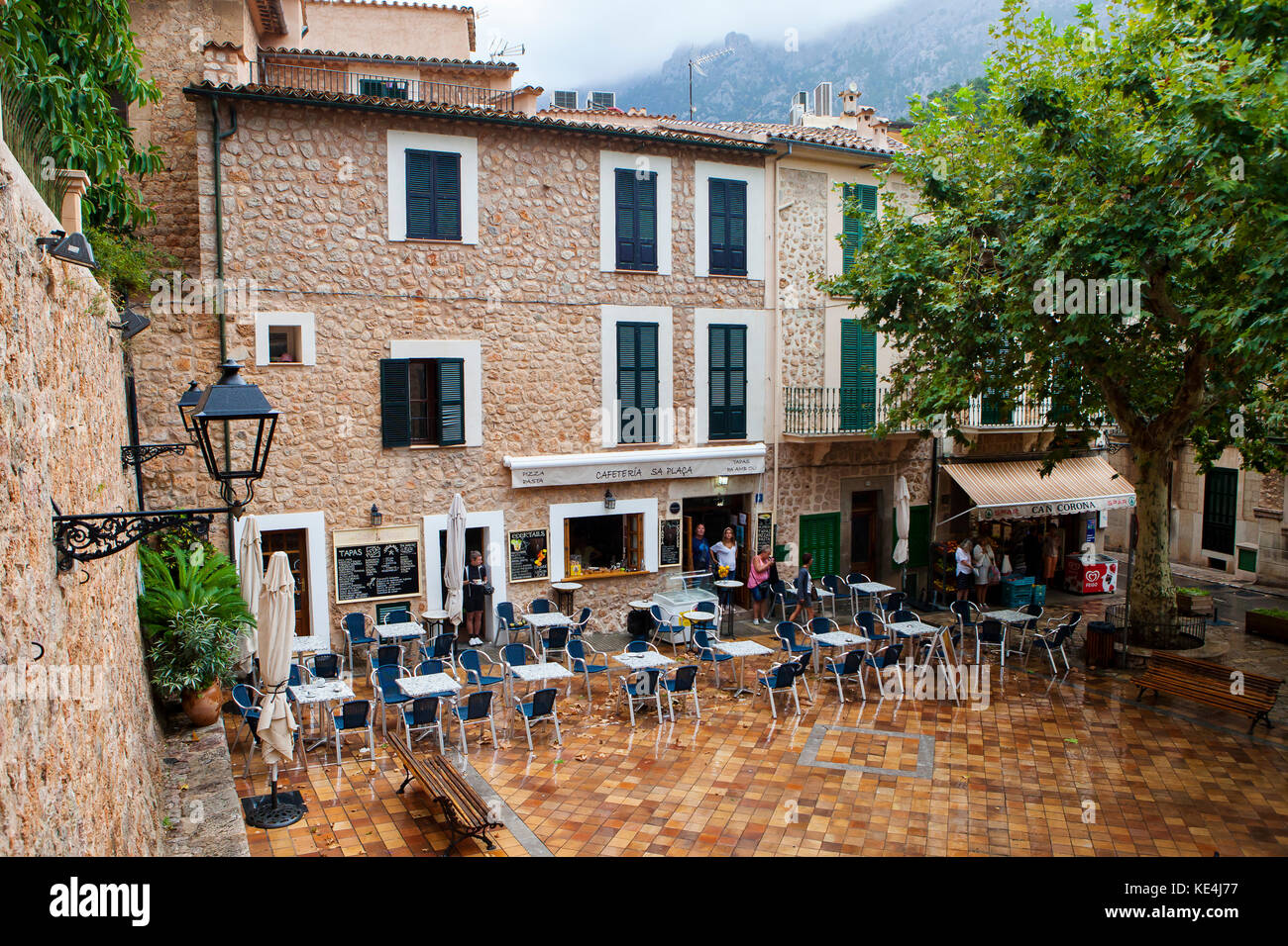 Fornalutx, Balearen, Spanien, September 2017 Stockfoto