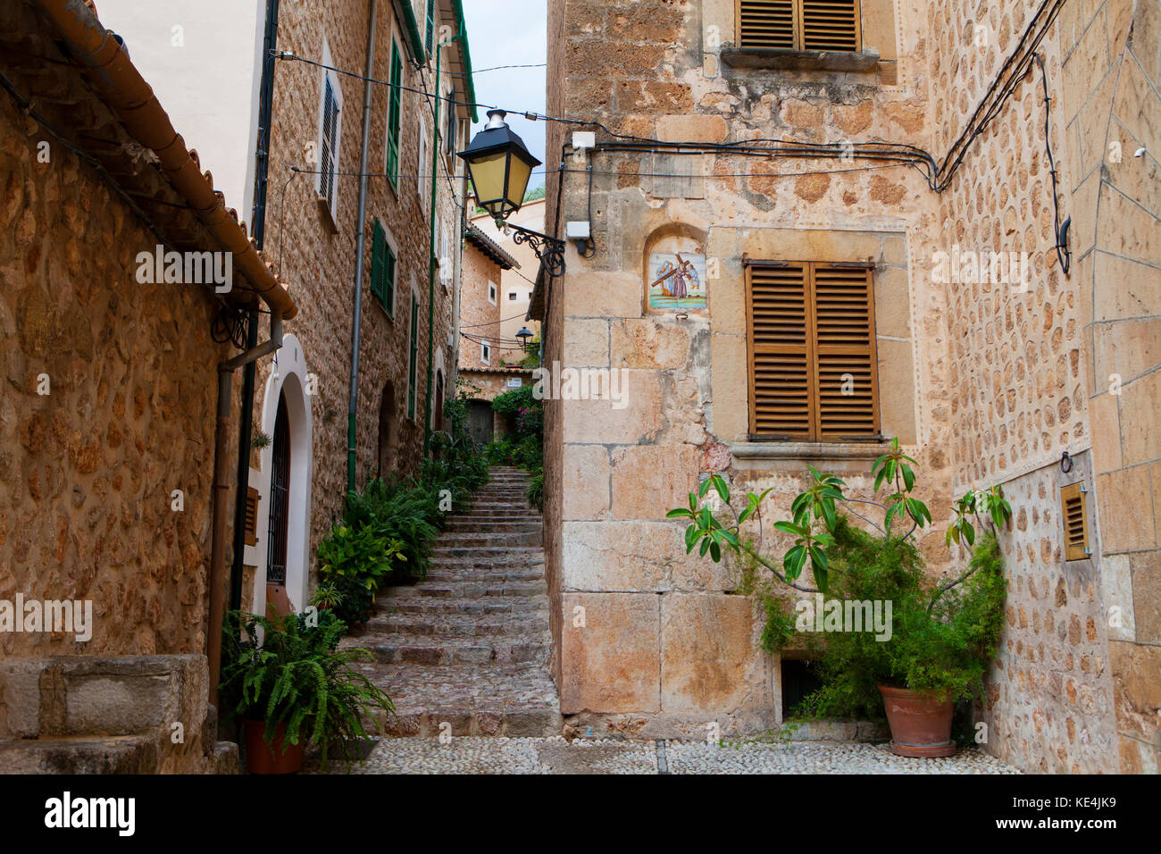 Fornalutx, Balearen, Spanien, September 2017 Stockfoto