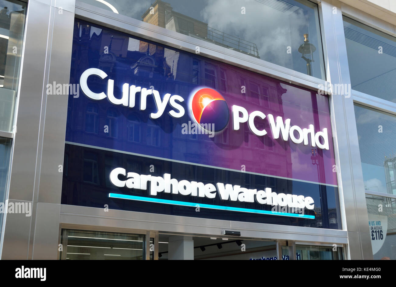 Currys pc world Store in der Oxford Street, London, UK. Stockfoto