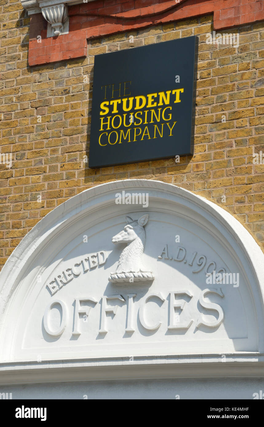 Der student Wohnungsunternehmen, Depot, King's Cross, London, UK. Stockfoto