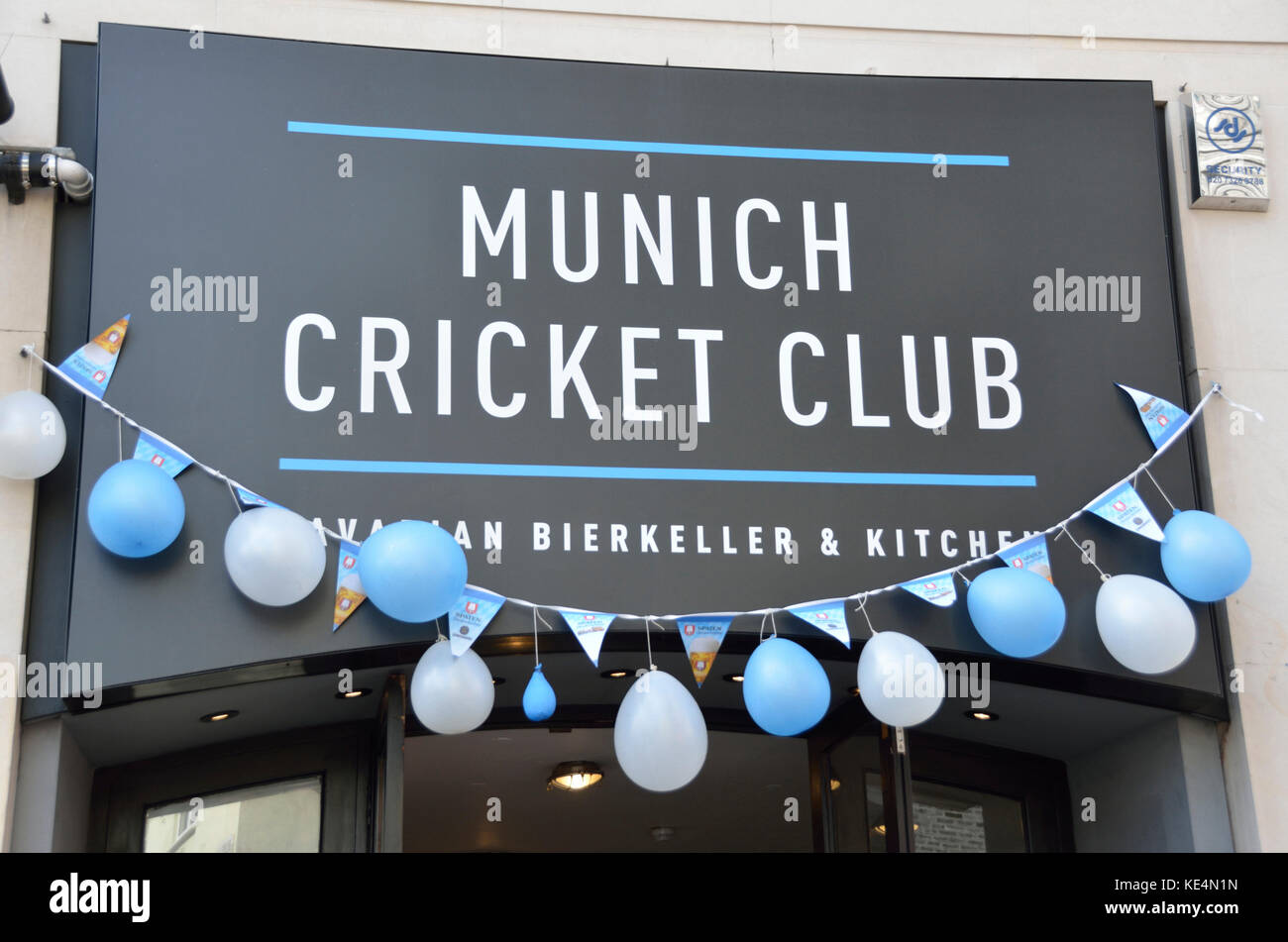 München Cricket Club bayerische Bierkeller, strutton Boden, London, UK. Stockfoto