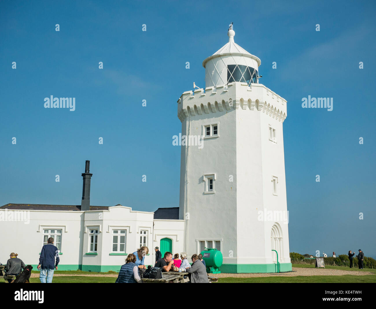 South Forland Leuchtturm, St Margarets at Cliffe, Dover Stockfoto