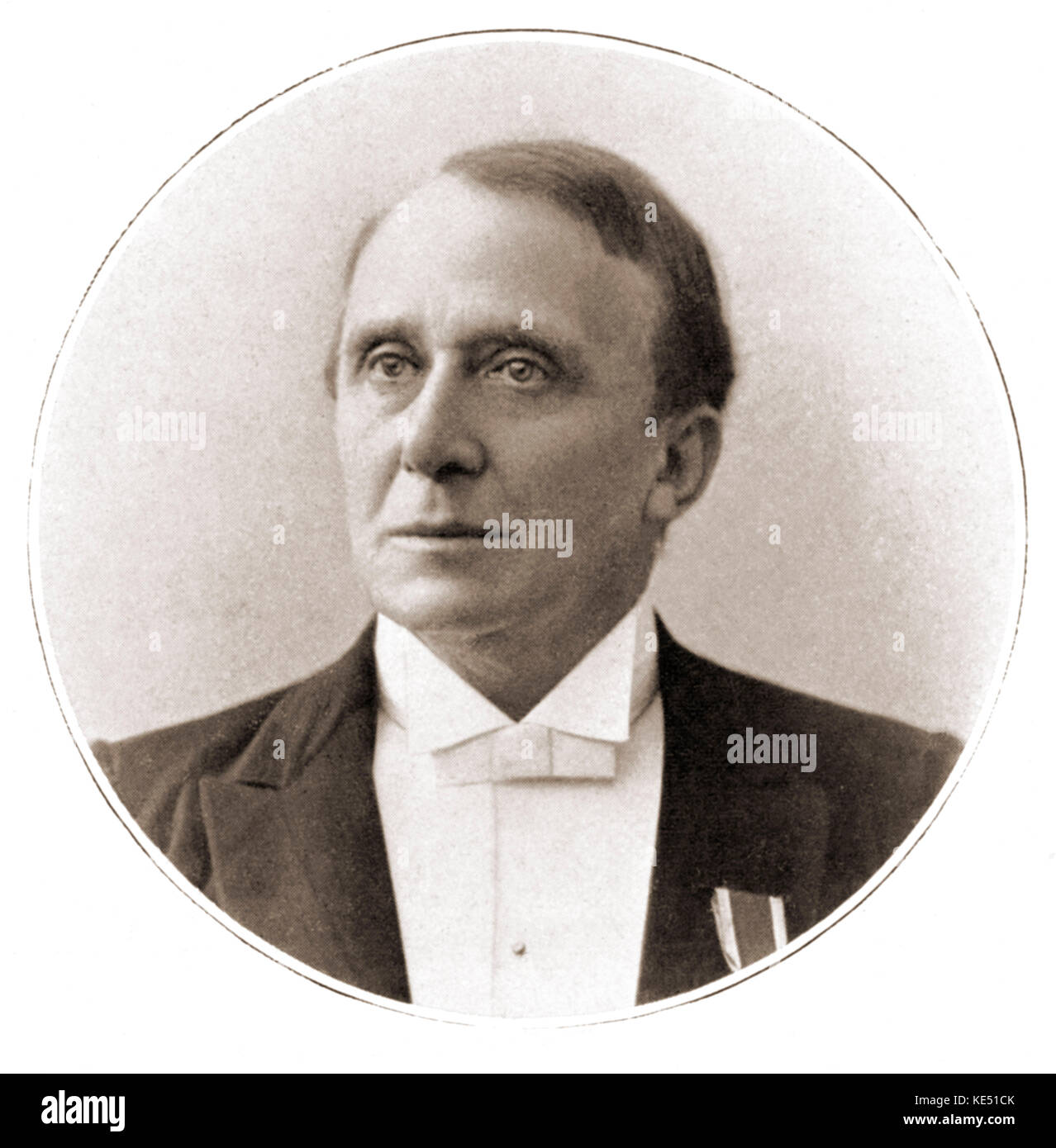 Louis Bouwmeester - Niederländische Schauspieler LB: 5. September 1842 bis 28. April 1925 Stockfoto