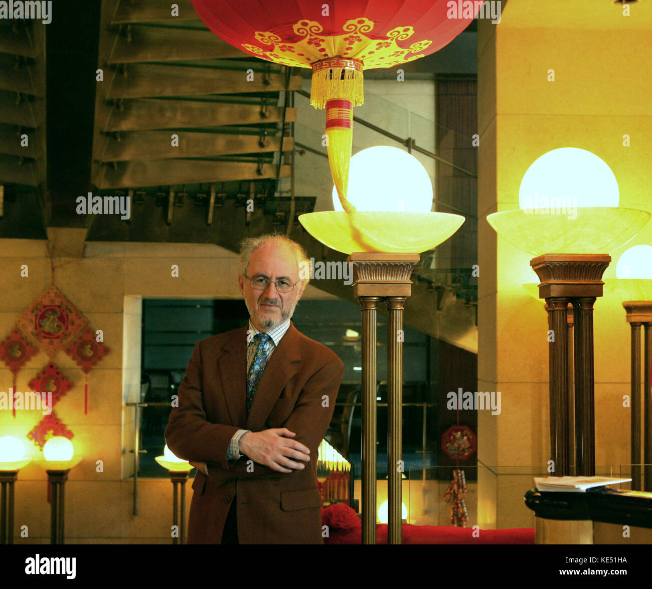 Norman Lebrecht in Peking 2007 Stockfoto