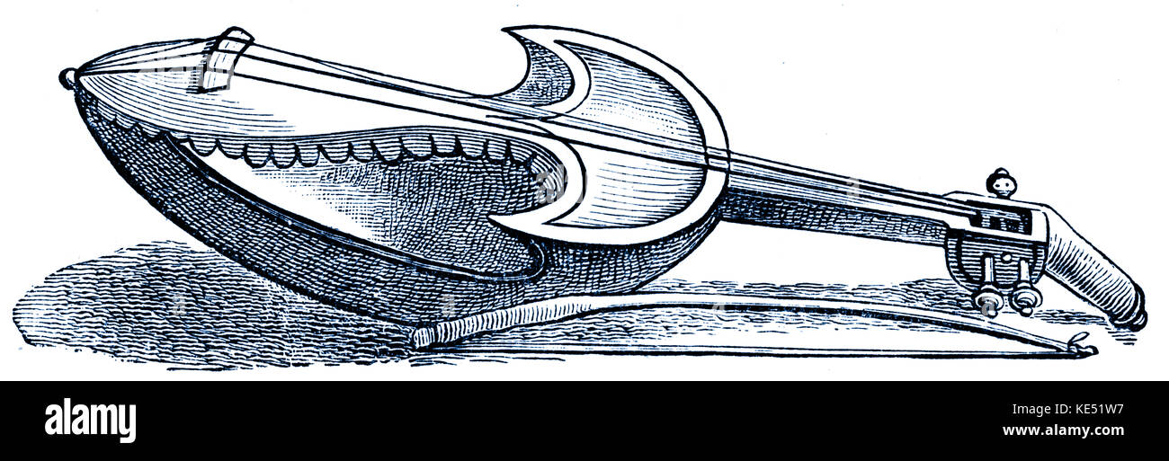 Serinda - Art der Indische Violine, Streicher von Seide. Stockfoto