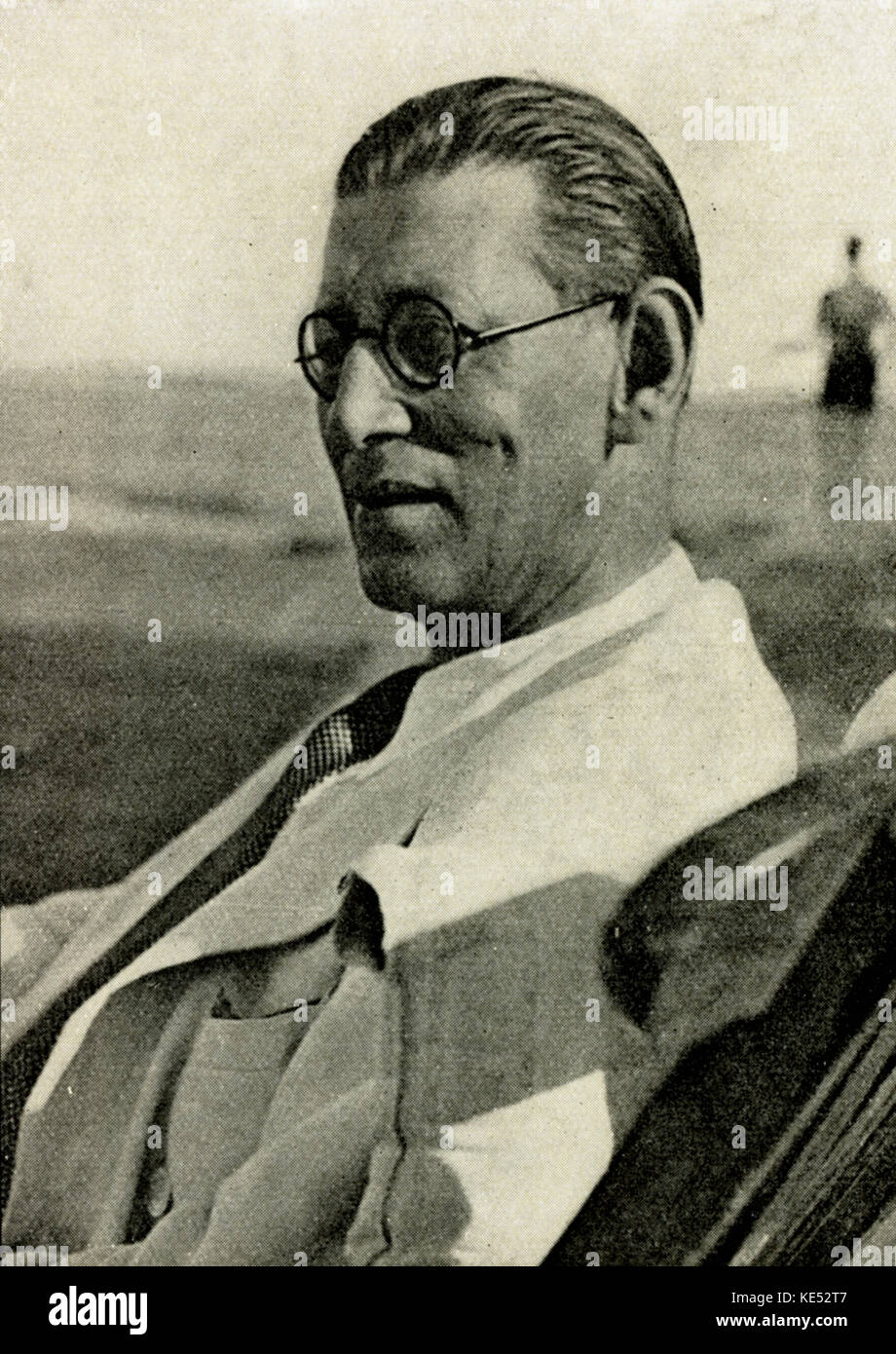 Oberst W. de Basilikum - russische Ballett impresario. Geboren Wassily de Basilikum, 1880 - vom 27. Juli 1951. Der Gründer der Ballett Russe de Monte Carlo 1933. Stockfoto