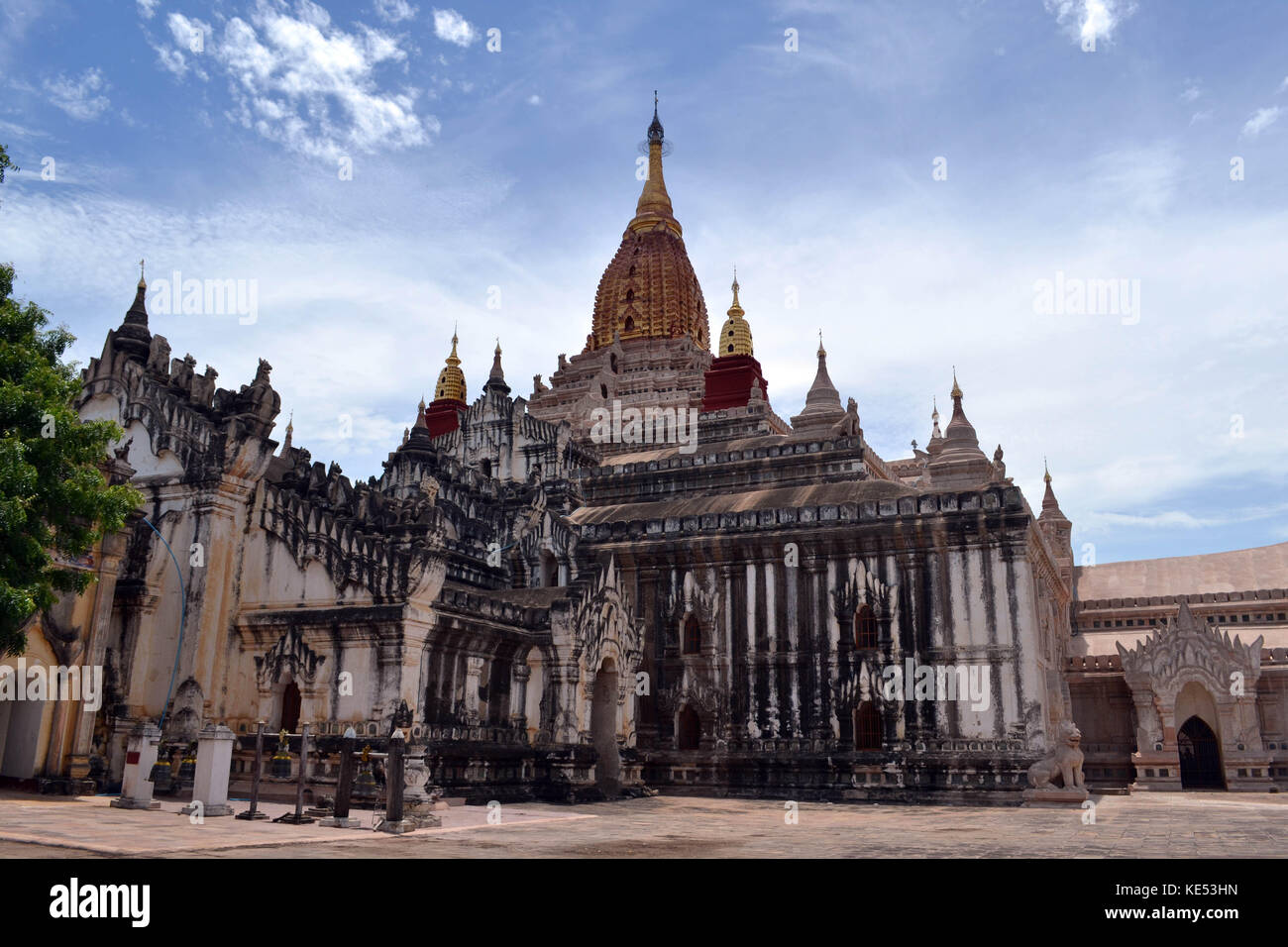 Die wohl schönsten Tempel in Bagan, Myanmar. Es ist Ananda Tempel. Pic wurde im August 2015 übernommen. Stockfoto