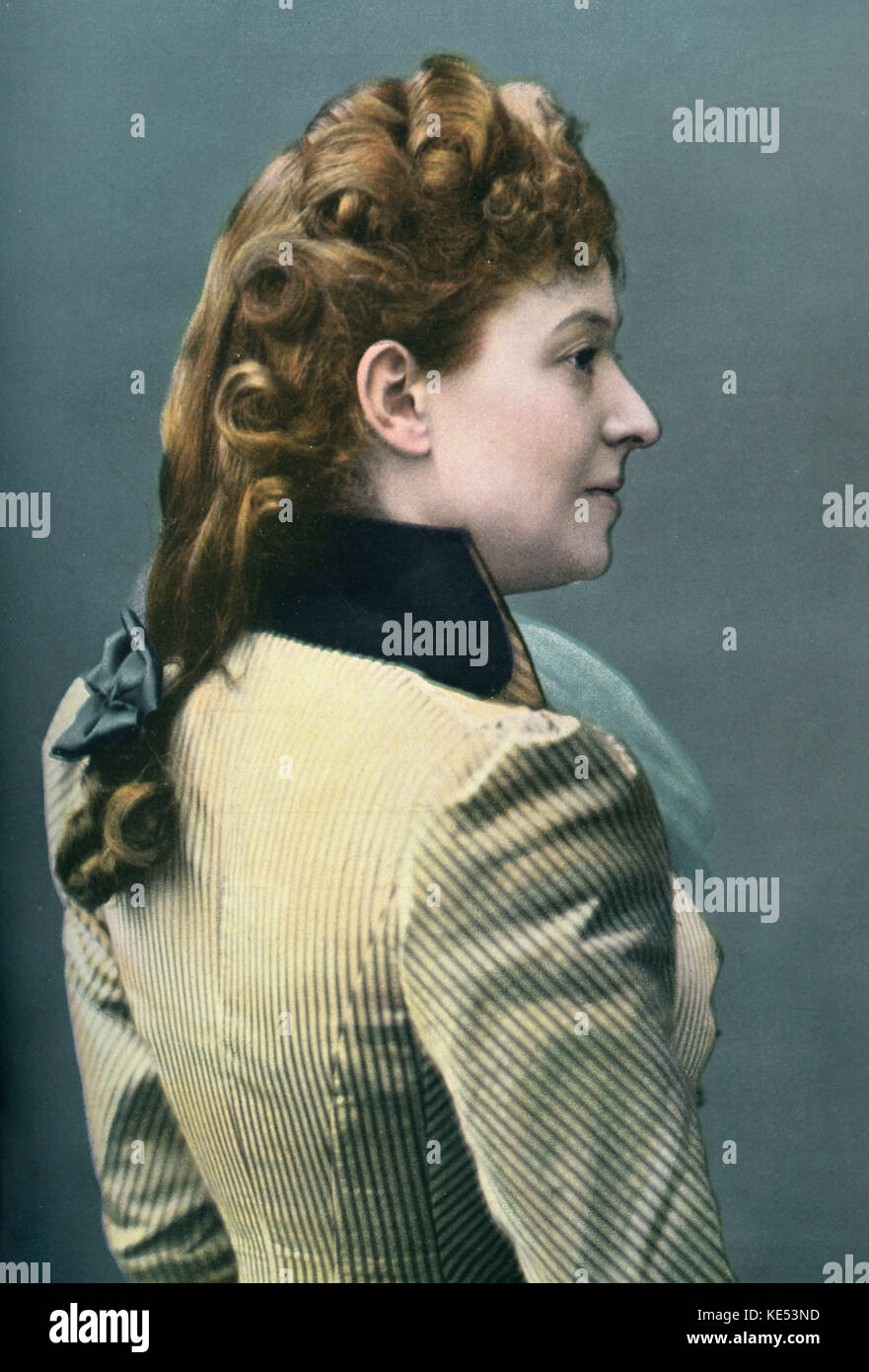 Julia Bartet wie Fabienne Lecoulteux in "Thermidor" von Victorien Sardou in la Comedie-Francaise. Abdeckung Le Theater September 1904. JB: die französische Schauspielerin, 1854 - 1941. VS: französischer Dramatiker 1831-1908. Foto S. Boyer. Stockfoto