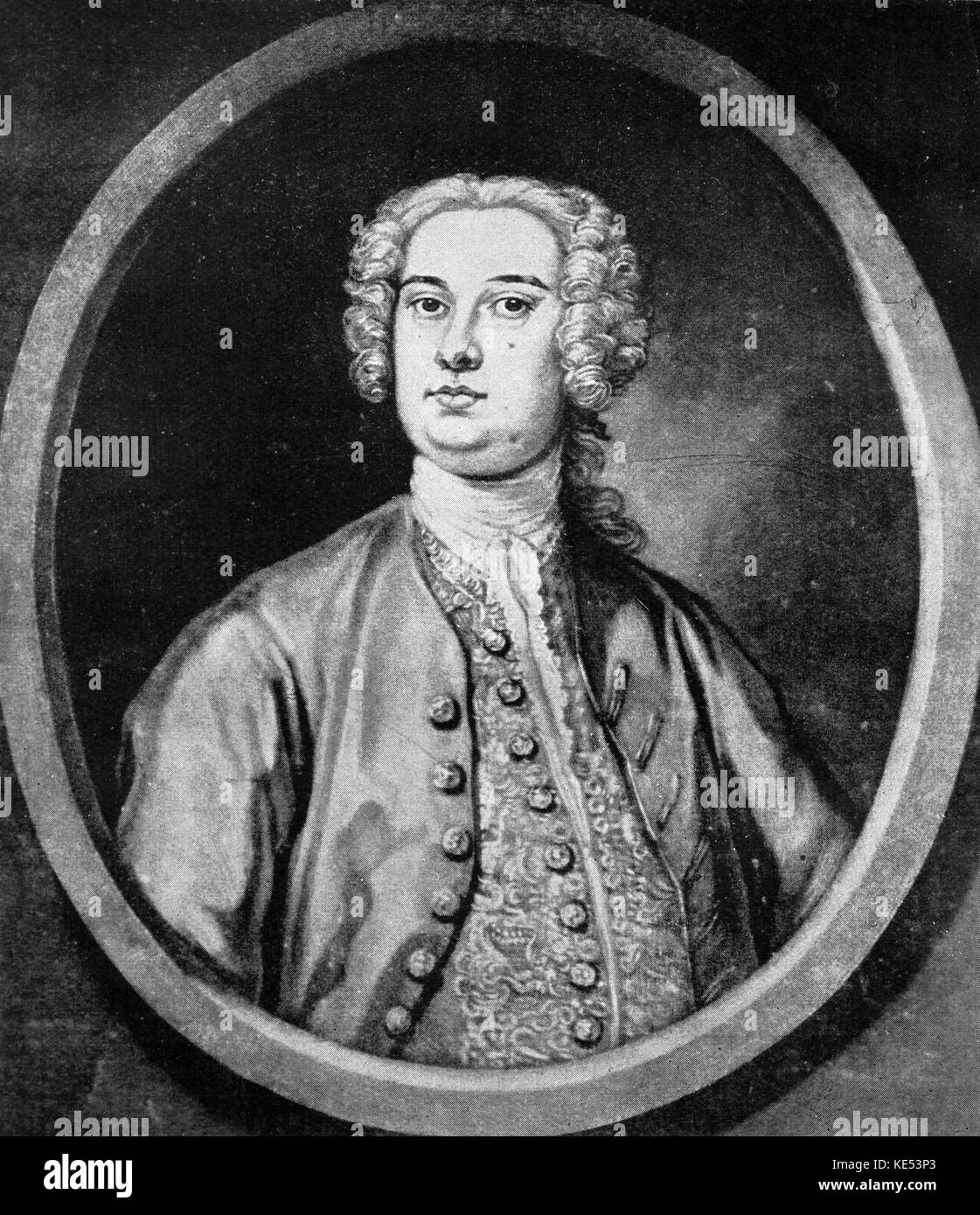 Giovanni Carestini. Italienischer Kastrat, C. 1704 - C. 1760. Sang in Händels Opern. Georg Friedrich Händel, deutsch-englischer Komponist, 23. Februar 1685 - 14. April 1759 Stockfoto