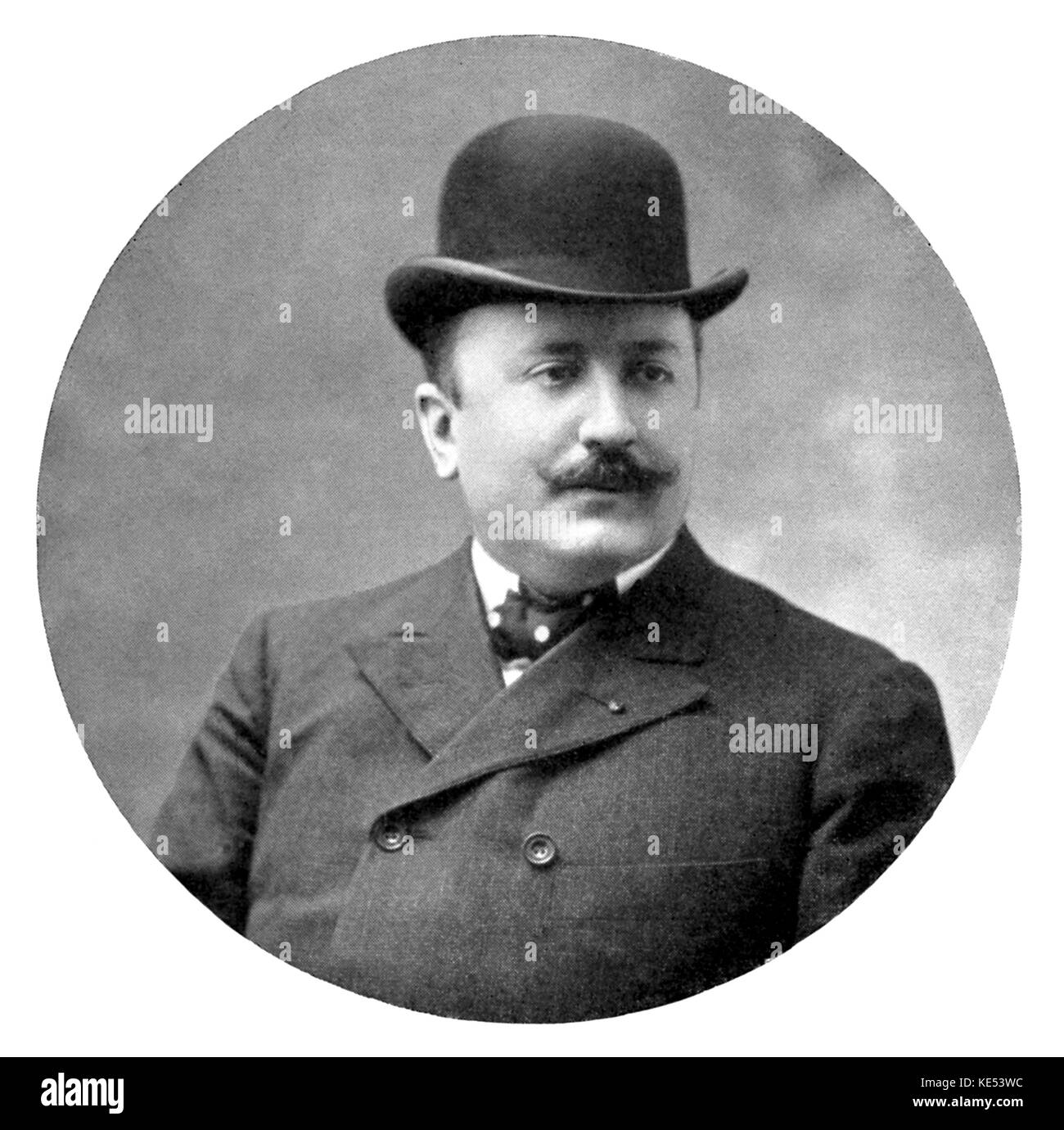 M. Hertz Direktor des Theater de la Gaite in Paris. Stockfoto