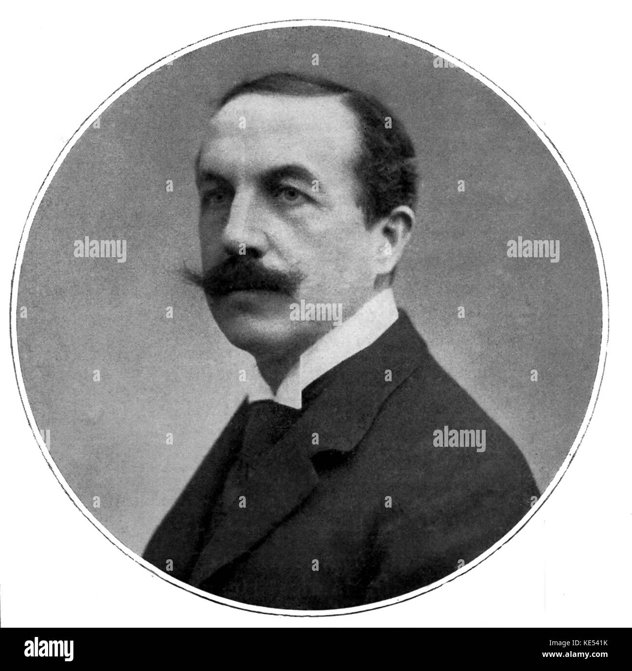 Albert Carre Direktor von L'Opéra Comique. Frech Schauspieler, Produzent, Regisseur der Comedie Francaise 1852-1938. Stockfoto