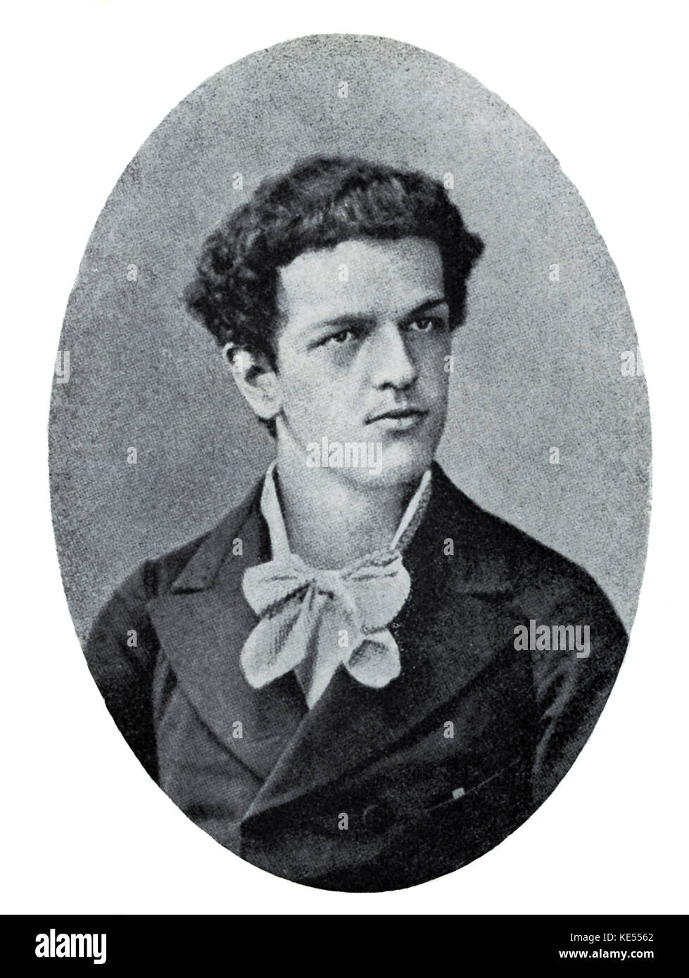 Claude Debussy Portrait - Fotografie, Florenz, C. 1880. Der französische Komponist, 22. August 1862 - 25. März 1918. Stockfoto