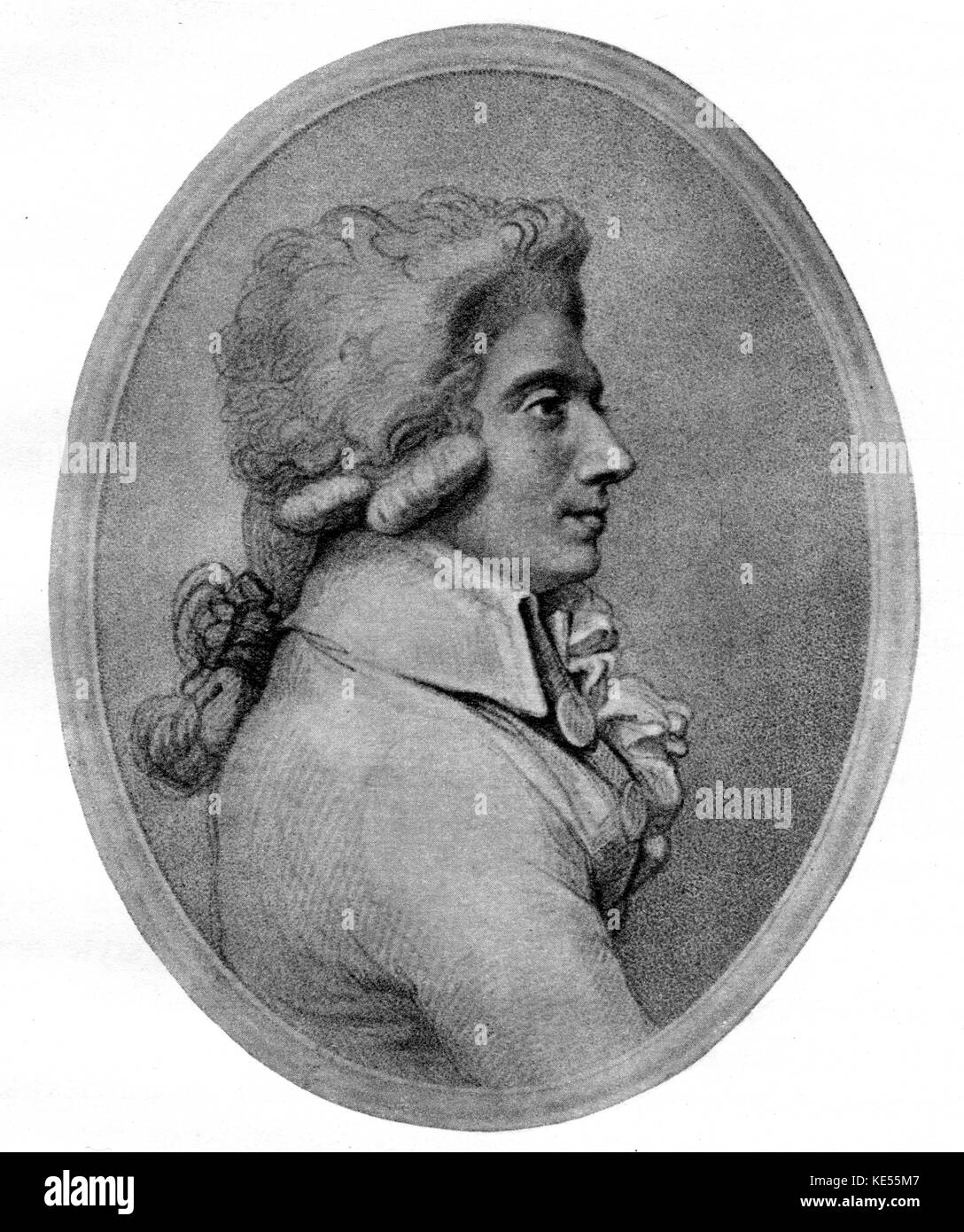 Luigi's Marchesi portrait. Italienischer kastrat Sänger 8 August 1754 - 14. Dezember 1829. Stockfoto