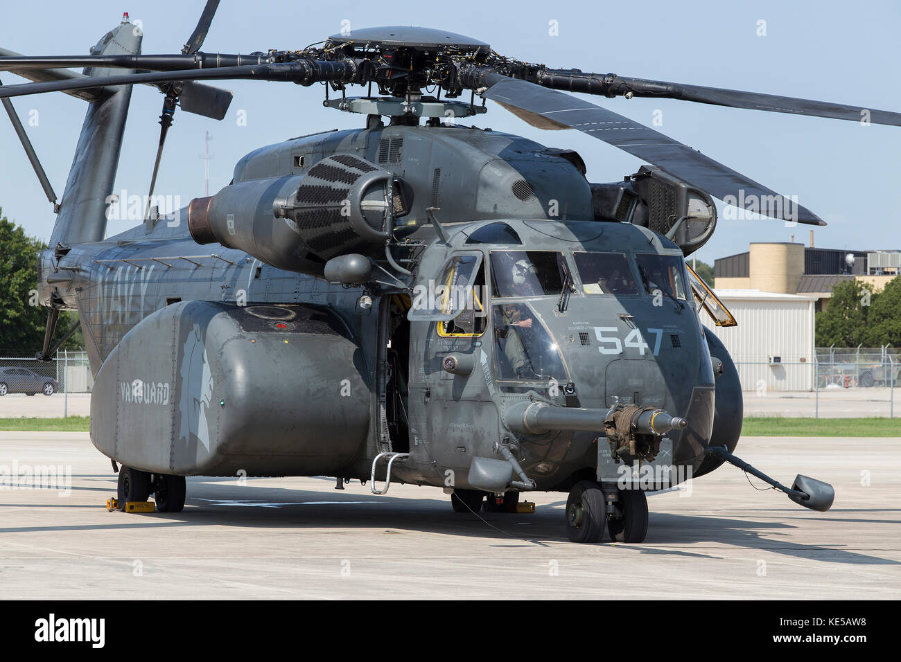 Einem MH-53e Sea Dragon bereit Hurrikan harvey Einsätzen. Stockfoto