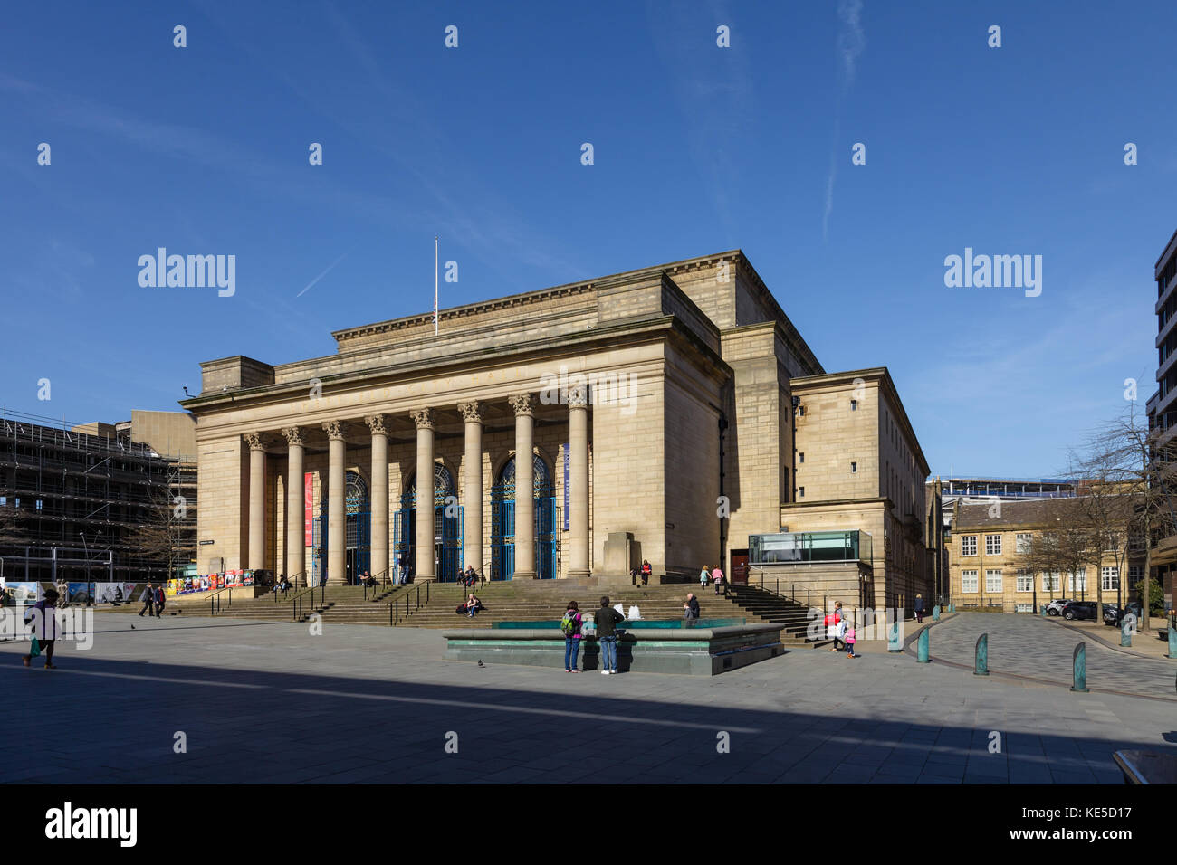 Sheffield City Hall, Barkers Pool, Sheffield, Großbritannien Stockfoto