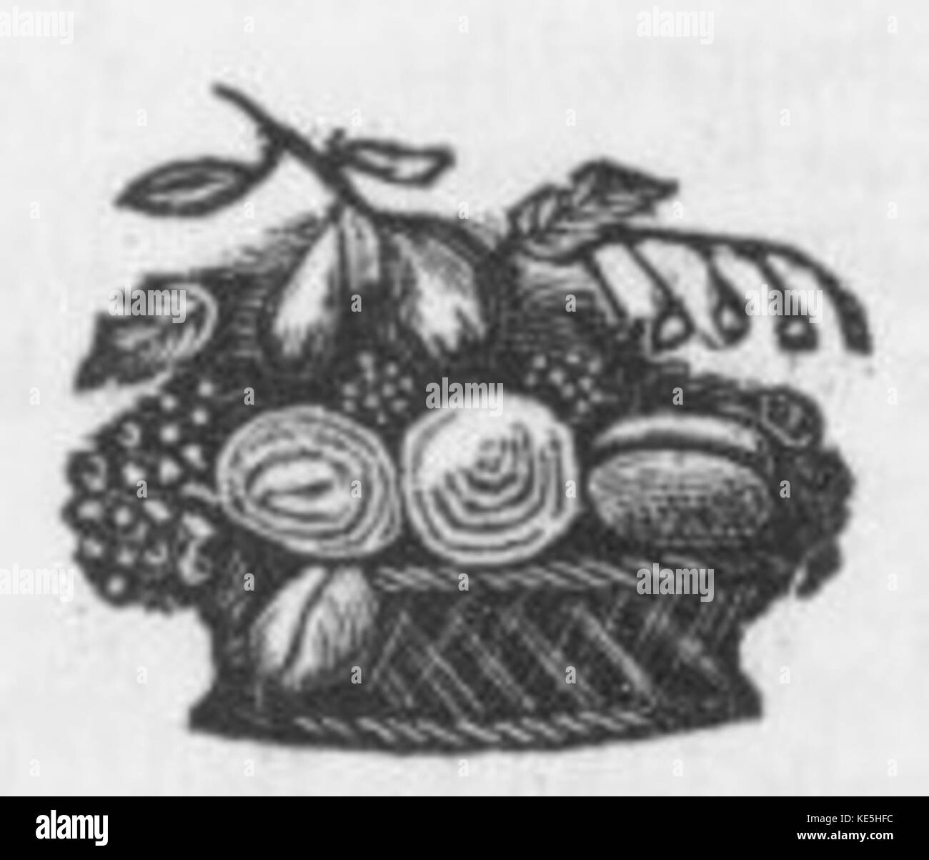 Holz graviert Blumenstrauß Stockfoto