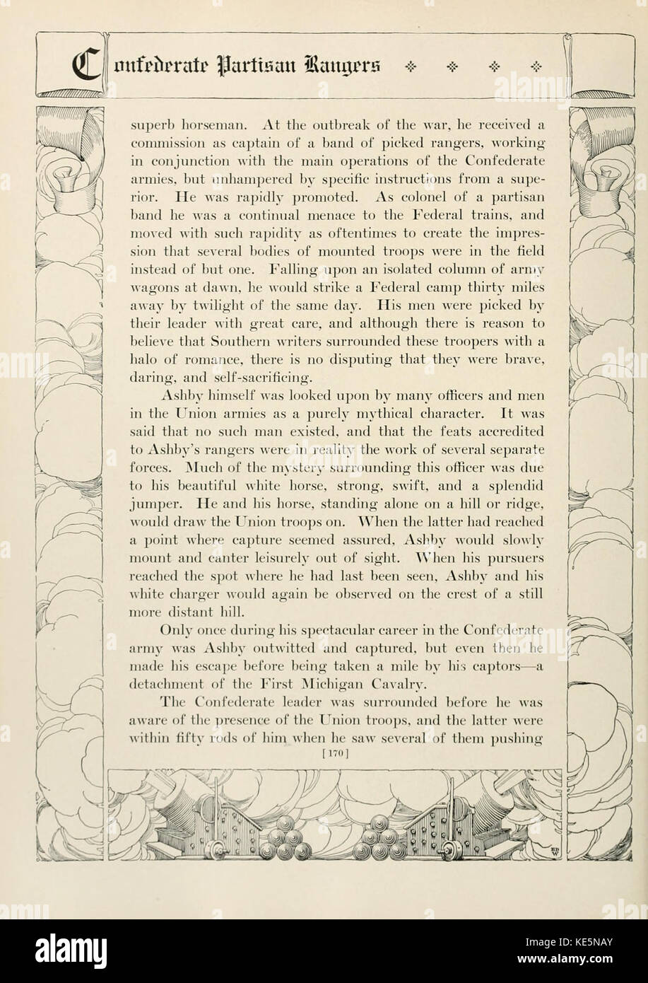 Band 4 von „The Photographic History of the Civil war“ zeigt eine bedeutende Seite mit detaillierten Bildern aus dem Bürgerkrieg. Die Bilder erfassen Momente aus dem Krieg und geben Einblicke in die militärischen, politischen und sozialen Auswirkungen des Konflikts. Stockfoto