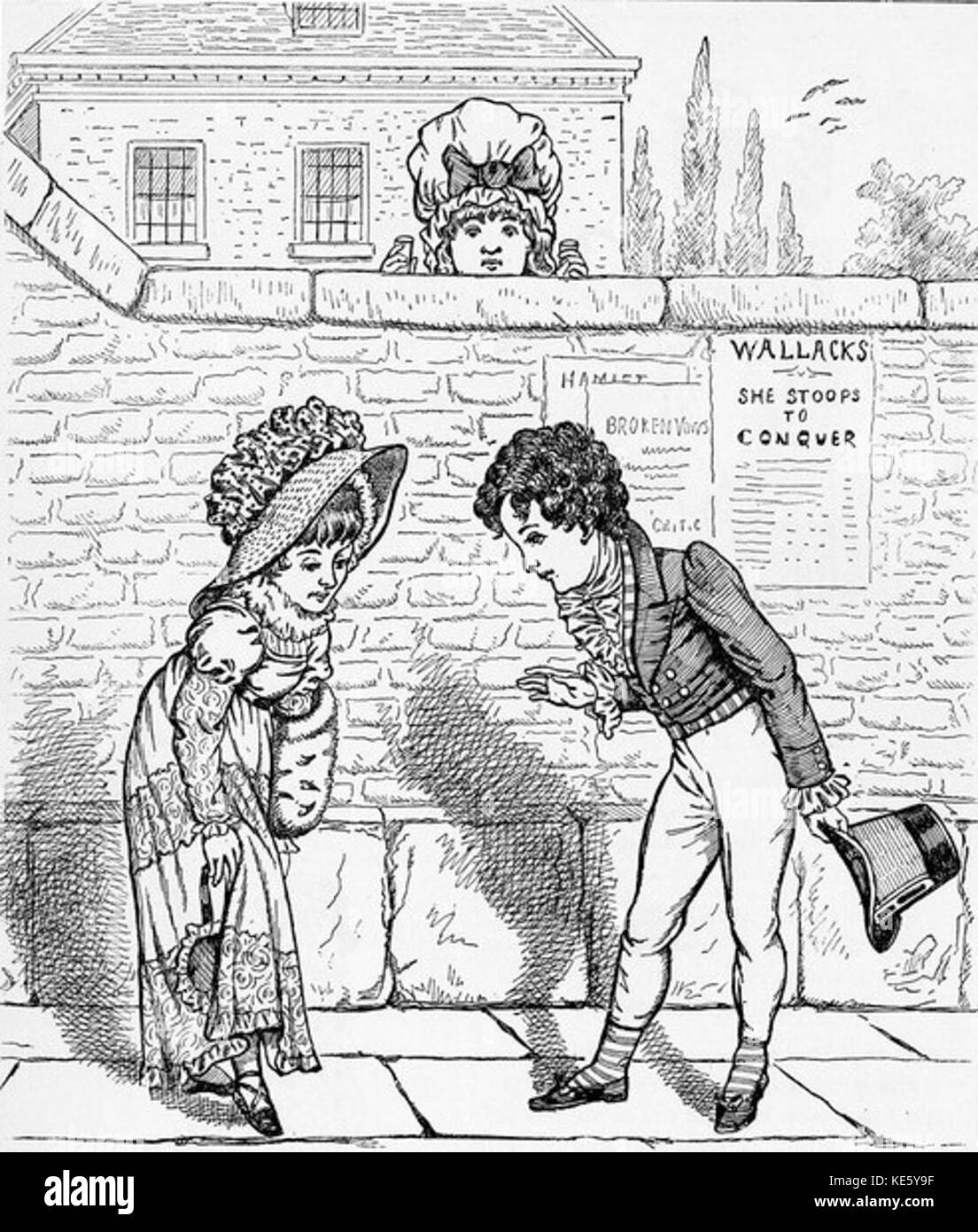 Junge Romantik Stockfoto