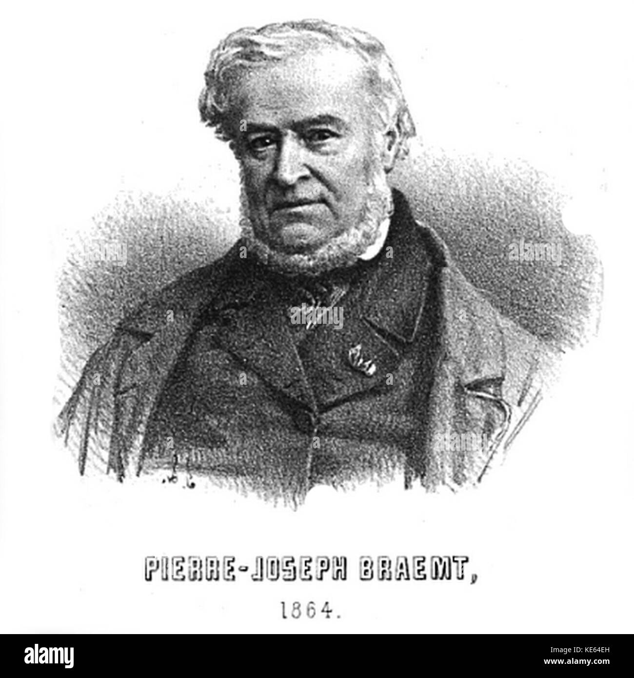 Pierre Joseph Braemt (1864) Stockfoto