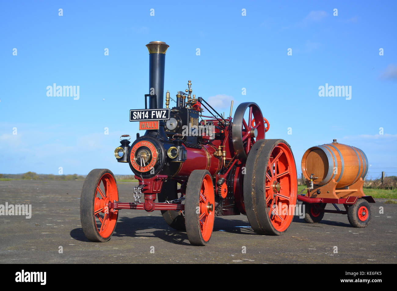 Burrell Zugmaschine 4 Zoll Skala Stockfoto