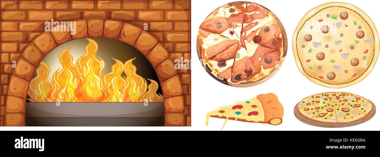 pizzaofen clipart people