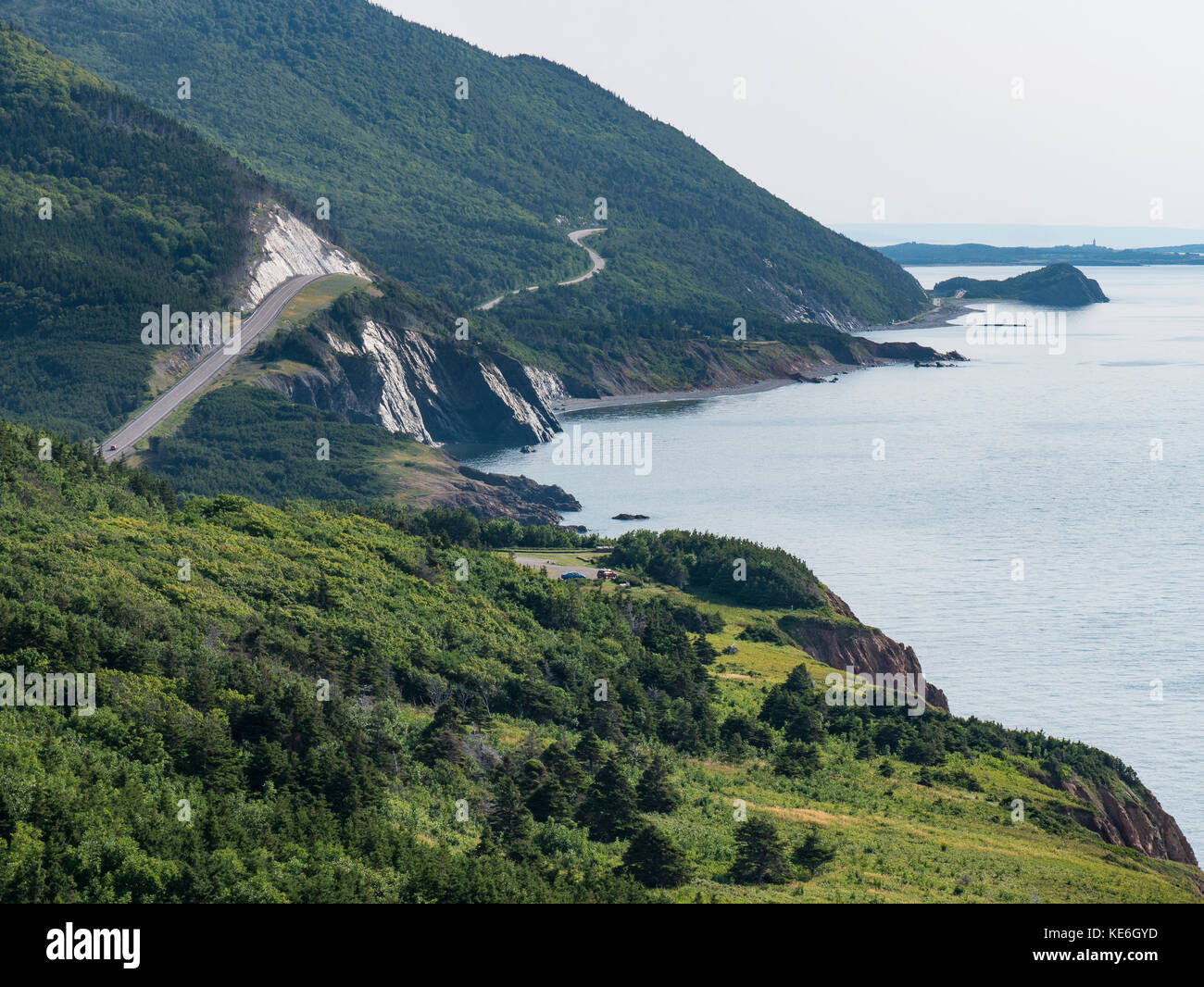 Cap Rouge, Cabot Trail Istand, Cape Breton, Nova Scotia. Stockfoto