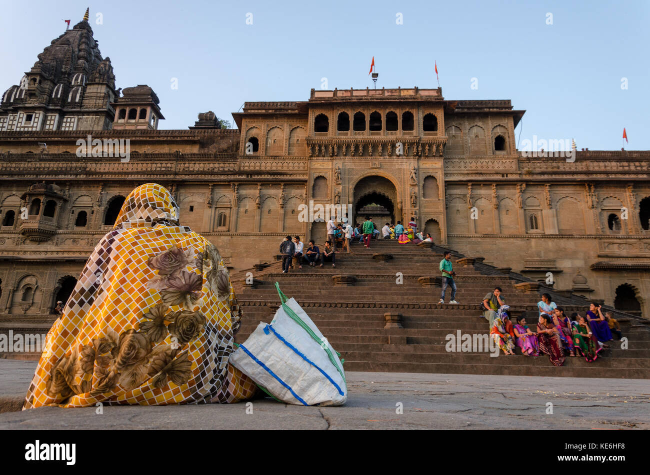 Fort Ahilya in maheshwar, Madhya Pradesh, Indien Stockfoto