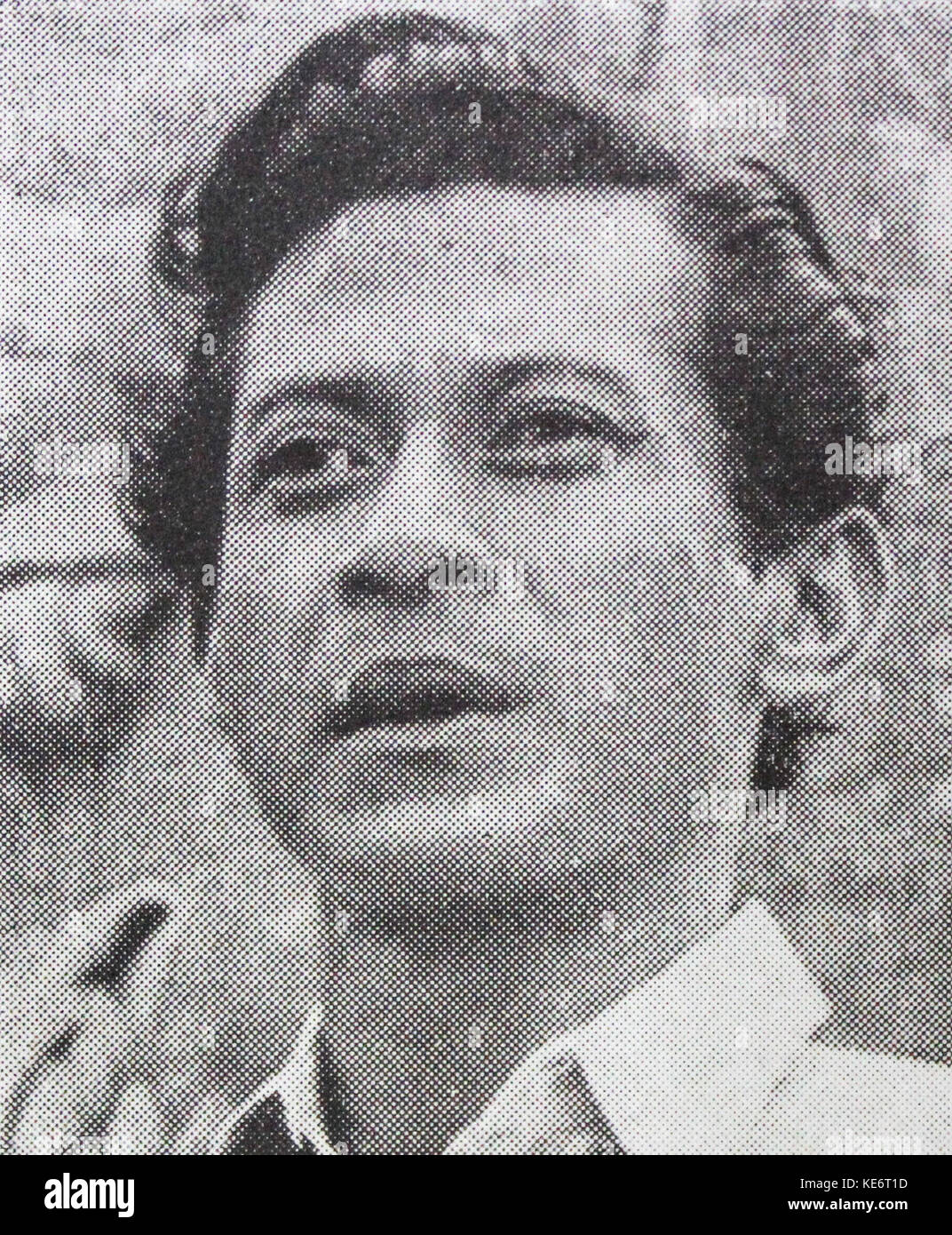 Moh Mochtar Film Varia Mai 1954 p 31. Stockfoto