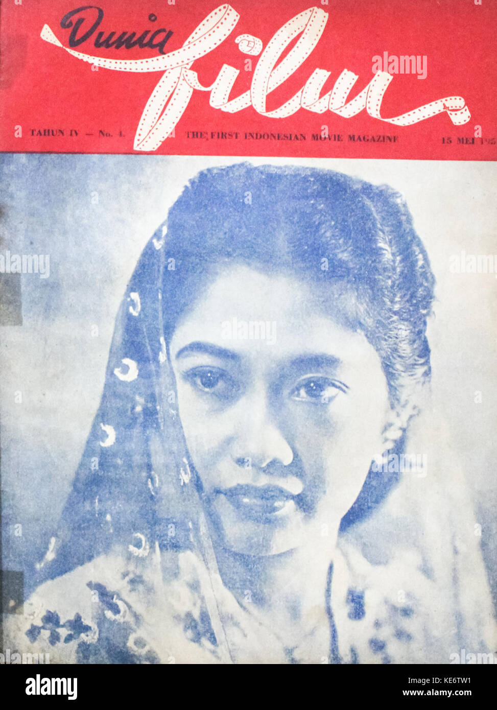 Dunia Film 15 Mai 1955 p1 Stockfoto