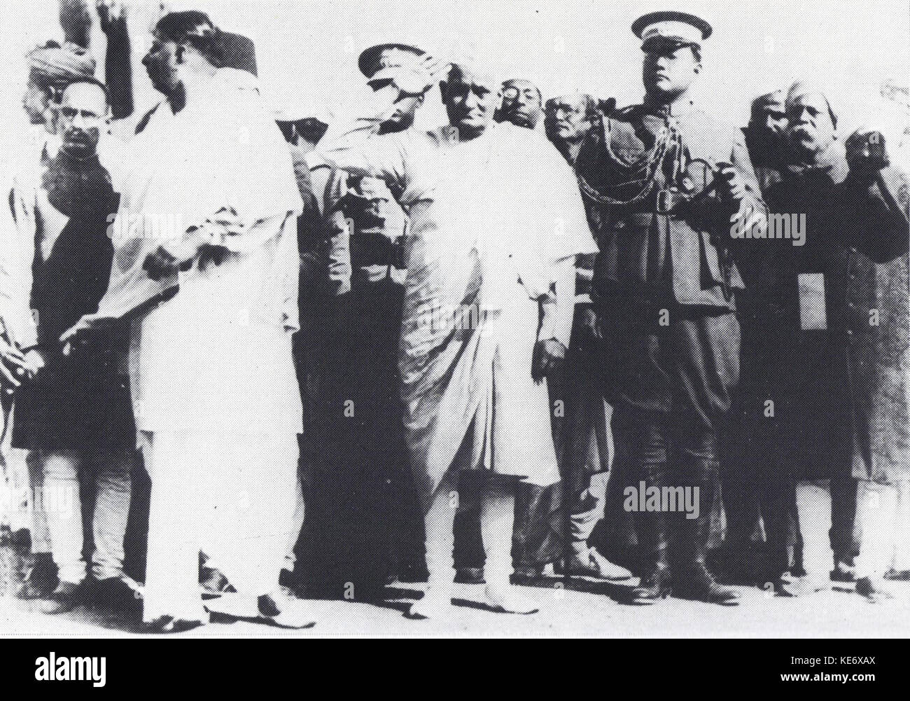 Subhas Chandra Bose war eine führende Rolle im Kampf Indiens um die Unabhängigkeit. Bekannt für seine Befürwortung des bewaffneten Widerstands, spielte er eine Schlüsselrolle bei der Bildung der Indischen Nationalarmee während des Zweiten Weltkriegs Stockfoto