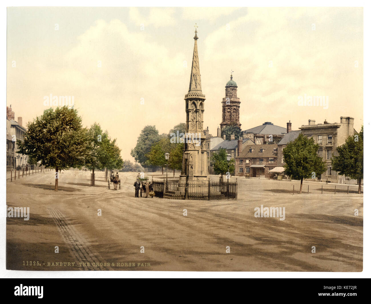 Das Kreuz und die Horse Fair, Banbury, England LCCN 2002696362 Stockfoto