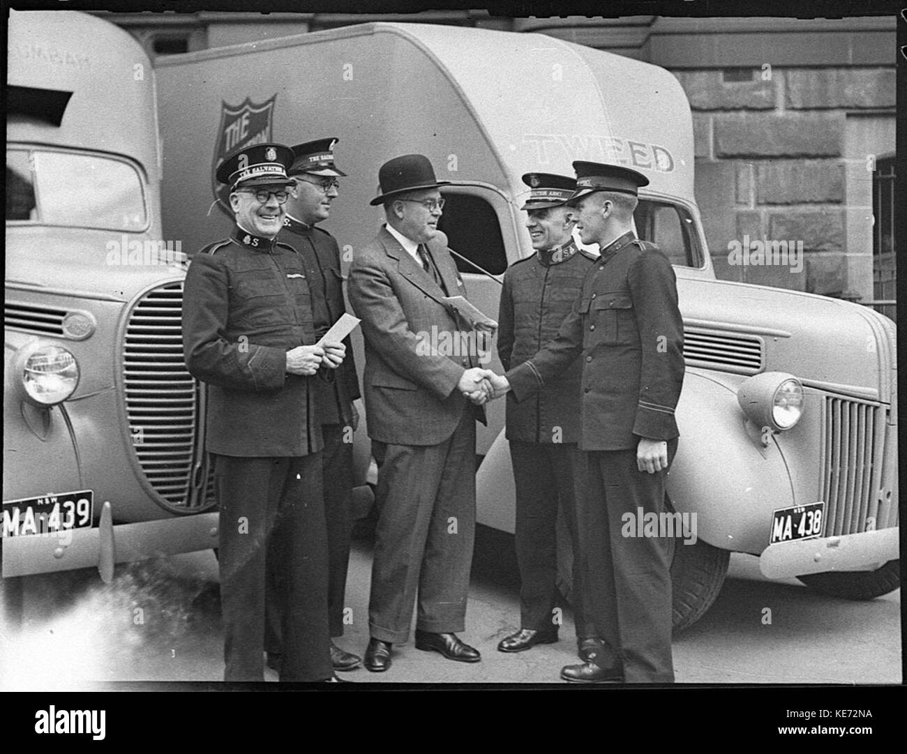 28893 Heilsarmee mobilen Kantinen Stockfoto