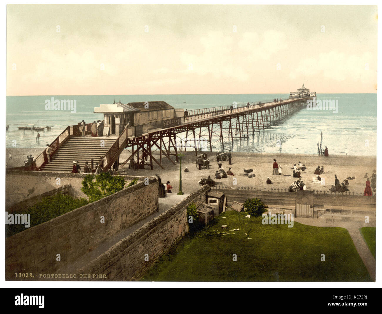 Der pier, Portobello, Schottland LCCN 2002695041 Stockfoto