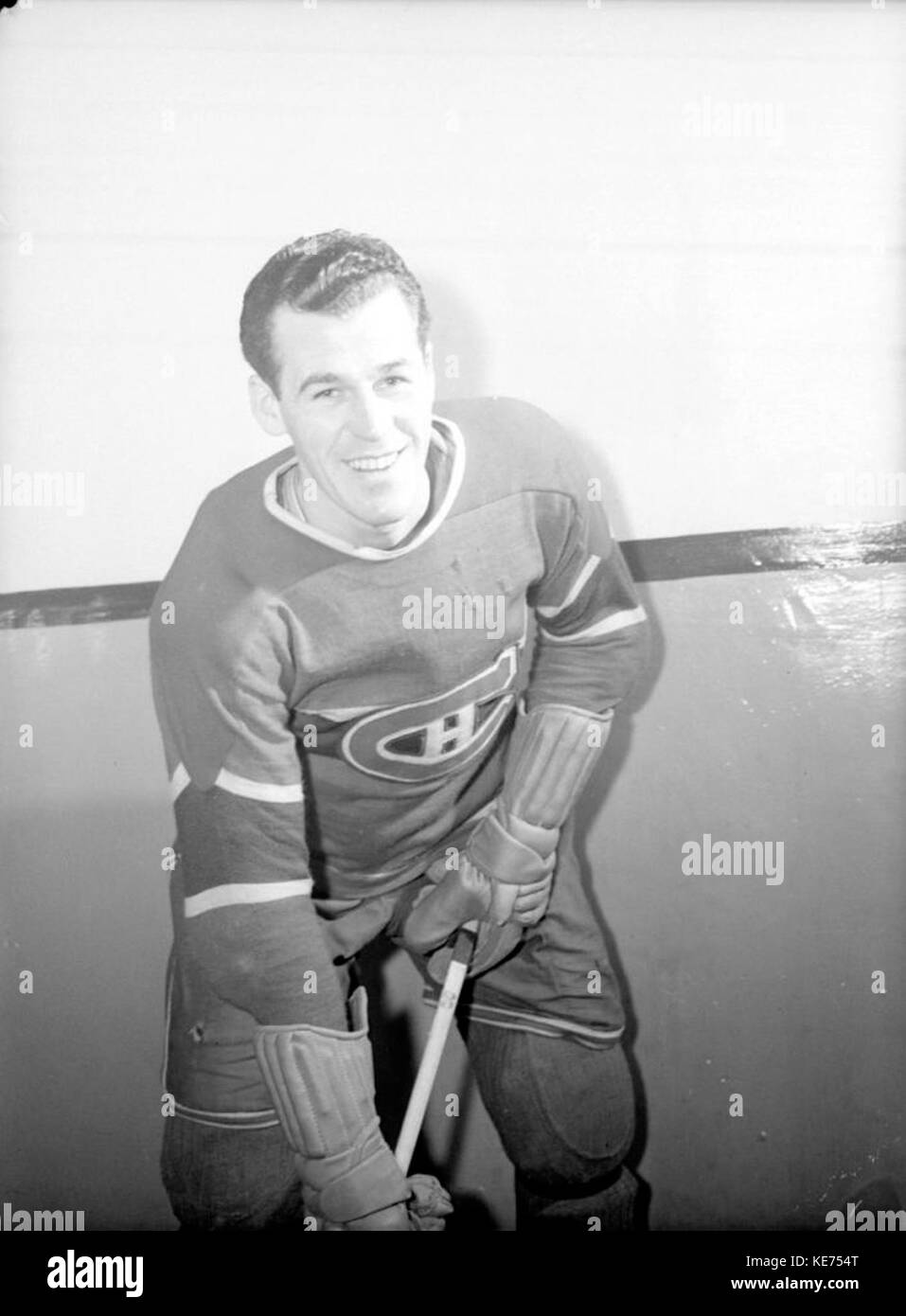 Hockey. Butch Bouchard BNQ P48 S1P 12159 Stockfoto