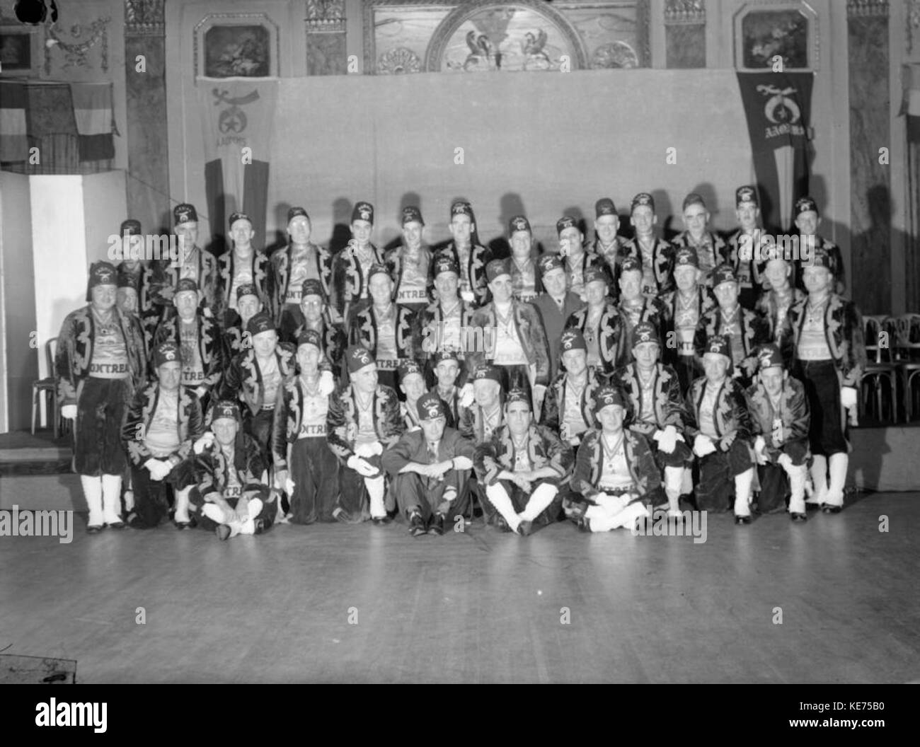 Gruppe. Karnak Tempel BNQ P48 S1P 16704 Stockfoto