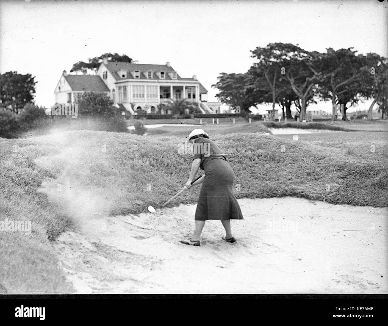 22103 Damen Golf Stockfoto