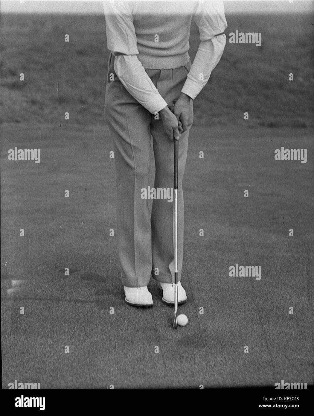 22796 Progolfspieler Stockfoto