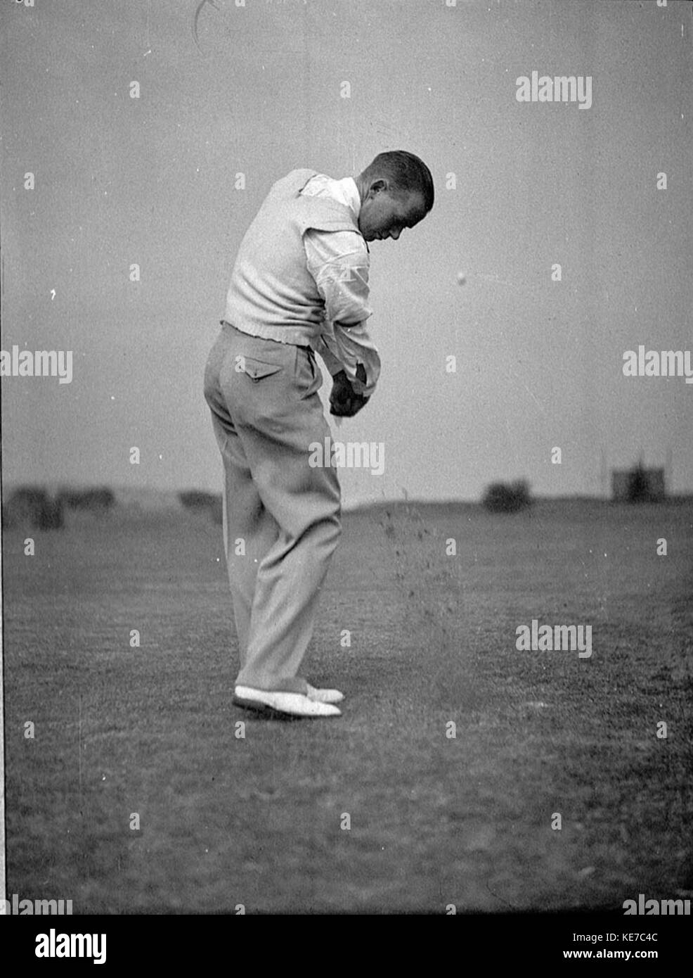 22799 Progolfspieler Stockfoto