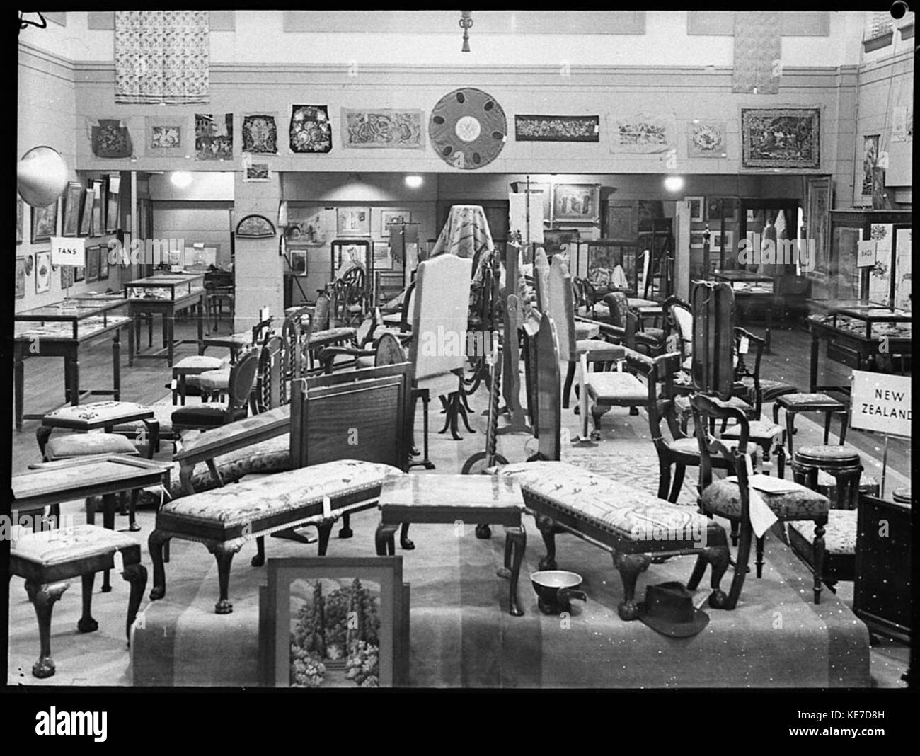 23628 Tapisserie Ausstellung David Jones Stockfoto