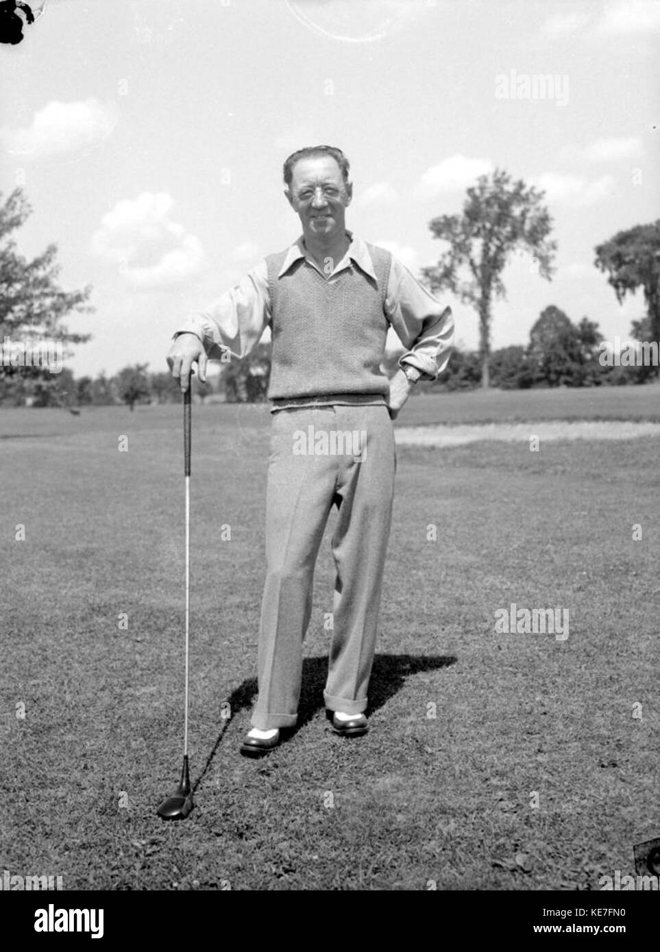 Golf. Ernie Wakelam BNQ P48 S1P 13556 Stockfoto