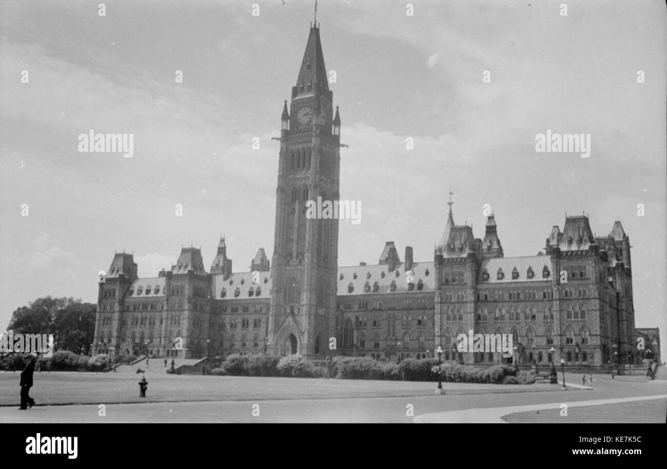 Reisen Ottawa. Das Parlamentsgebäude BNQ P48 S1P 03374 Stockfoto