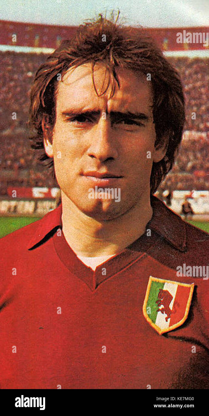 Francesco Graziani, Torino 1976 77 Stockfoto