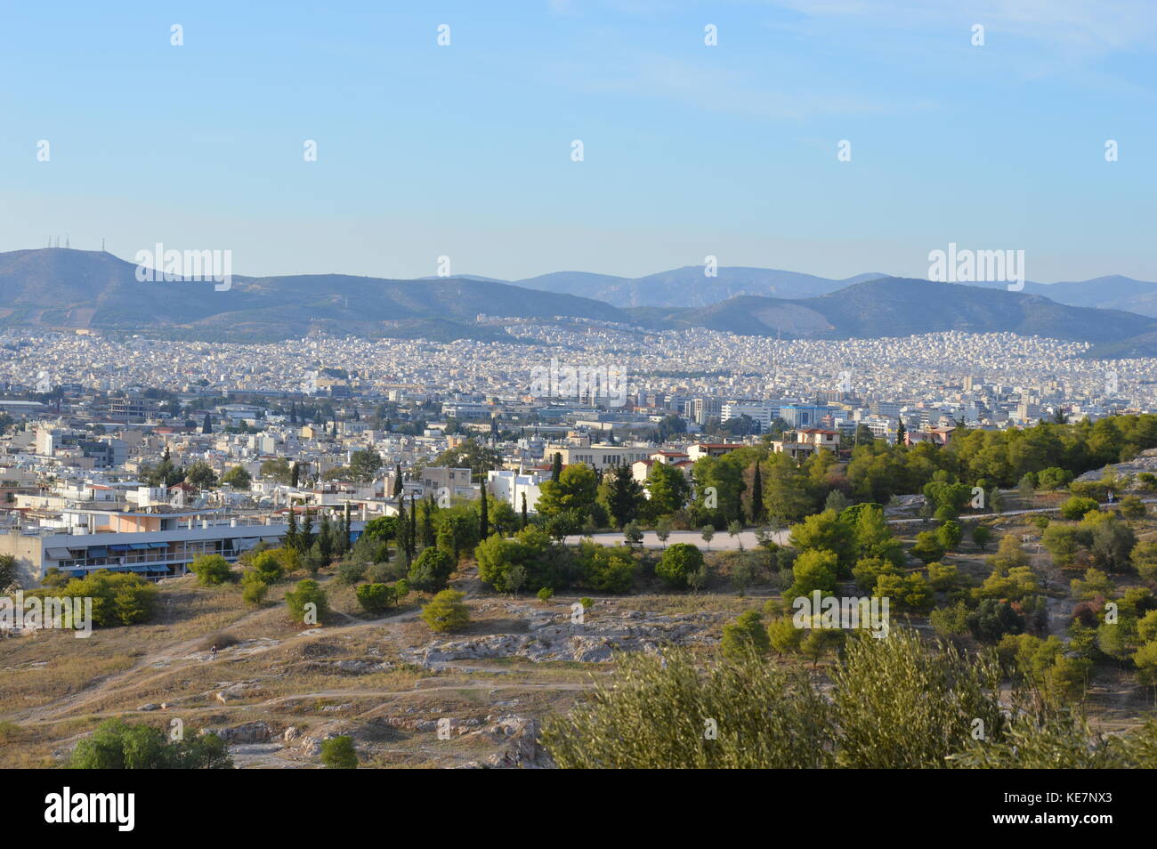 Die Stadt Athen, Griechenland Stockfoto