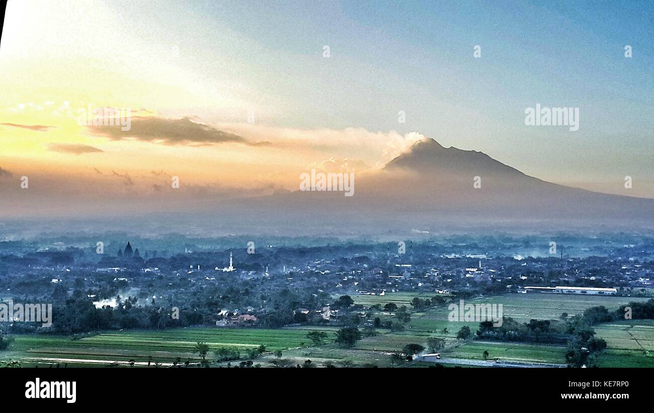 Merapi Berg Stockfoto